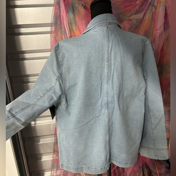 Lee Women’s Jean Jacket-XL - Picture 4 of 7
